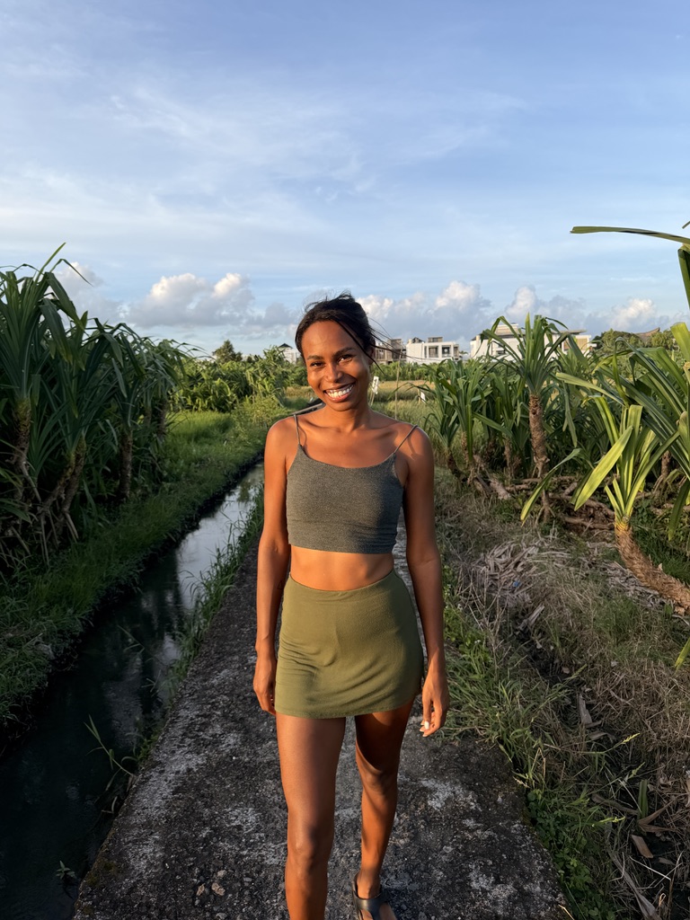 Dani Thompson outdoors in Bali
